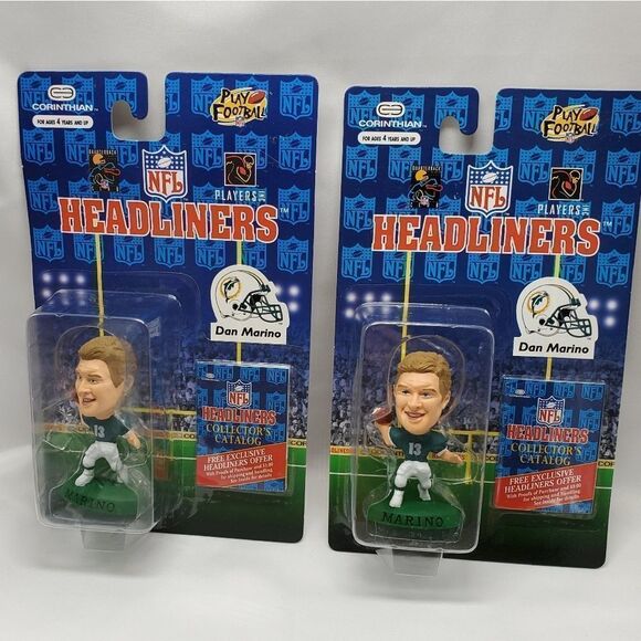 🩵NIB Vintage Dolphins Dan Marino Headliners - Picture 1 of 2